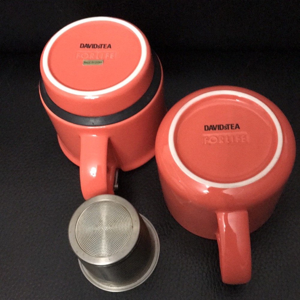 David’s Tea Forlife Stacking  teapot w/ cup & infuser . Used Once! - Picture 7 of 7